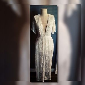 Honey Punch Lace Maxi Dress